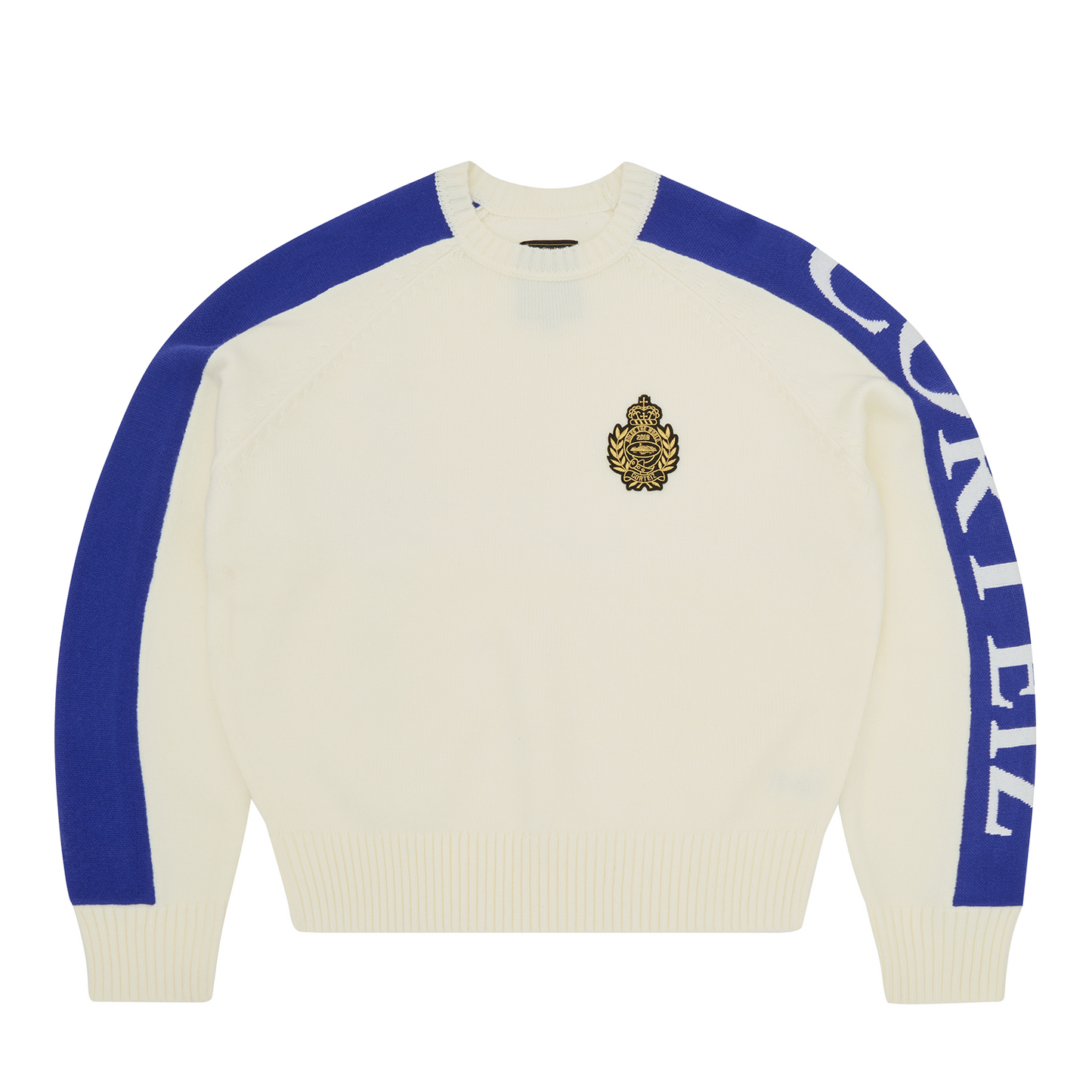 VVS PANEL KNIT SWEATER [CREAM]