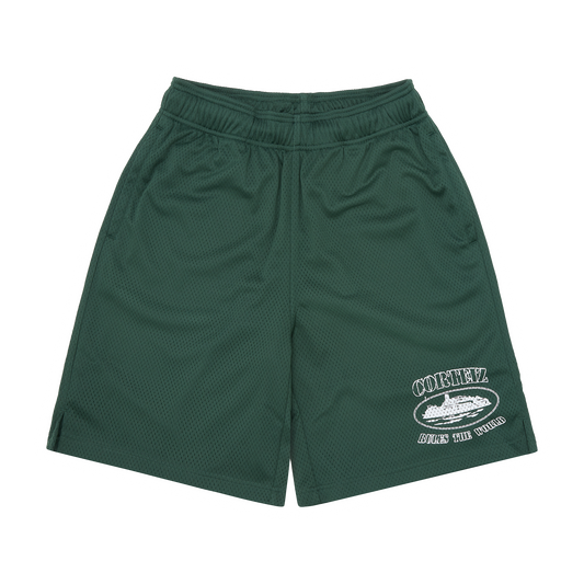OG ALCATRAZ MESH SHORT [FOREST GREEN]