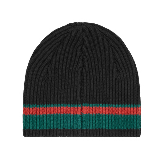 GIANNI KNIT BEANIE [BLACK]