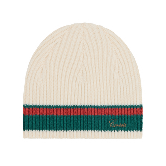 GIANNI KNIT BEANIE  [CREAM]