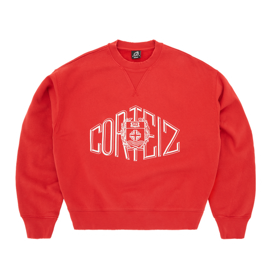 SOPHOMORE CREWNECK [RED]