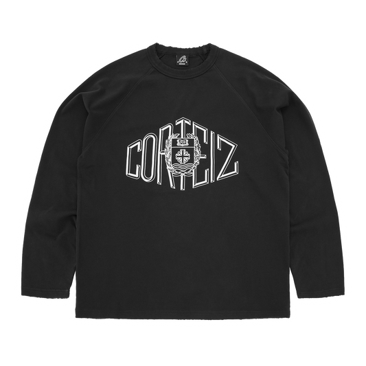 SOPHOMORE RAGLAN LS [BLACK]