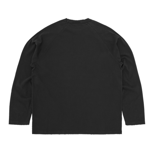 SOPHOMORE RAGLAN LS [BLACK]