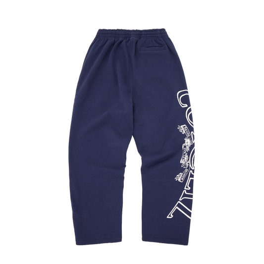SUPERIOR ROYALE OPEN HEM PANT [NAVY]