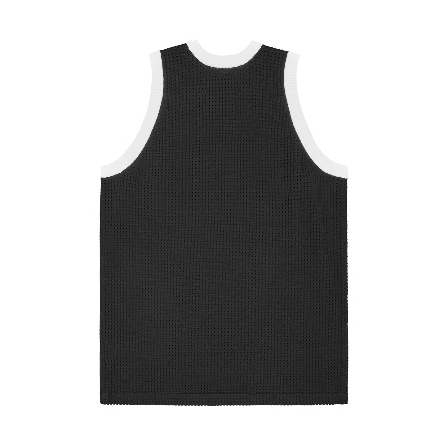 VICE MESH KNIT VEST [BLACK]